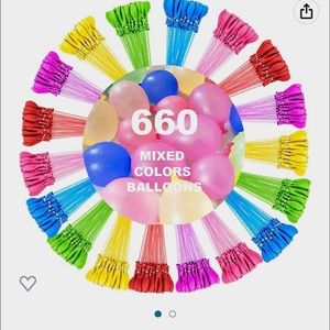 Water balloon pack with 660 balloons!!